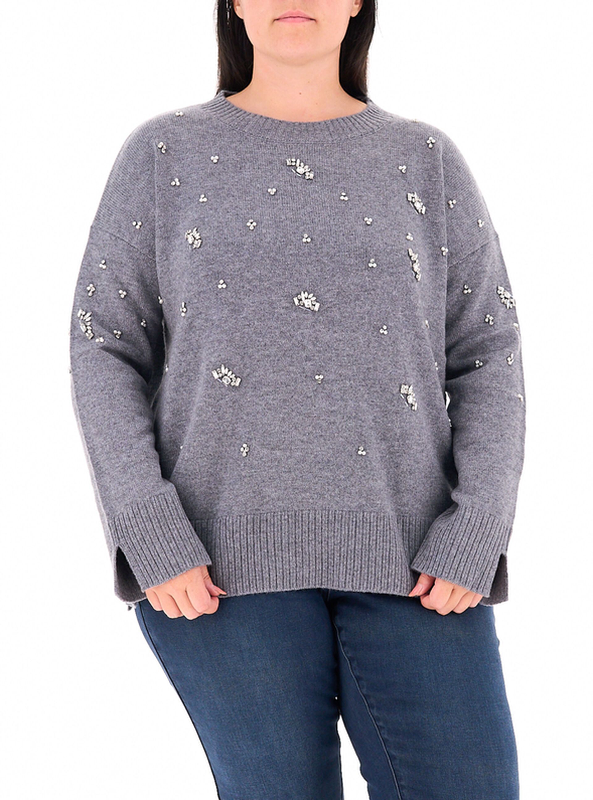 Maglione con strass