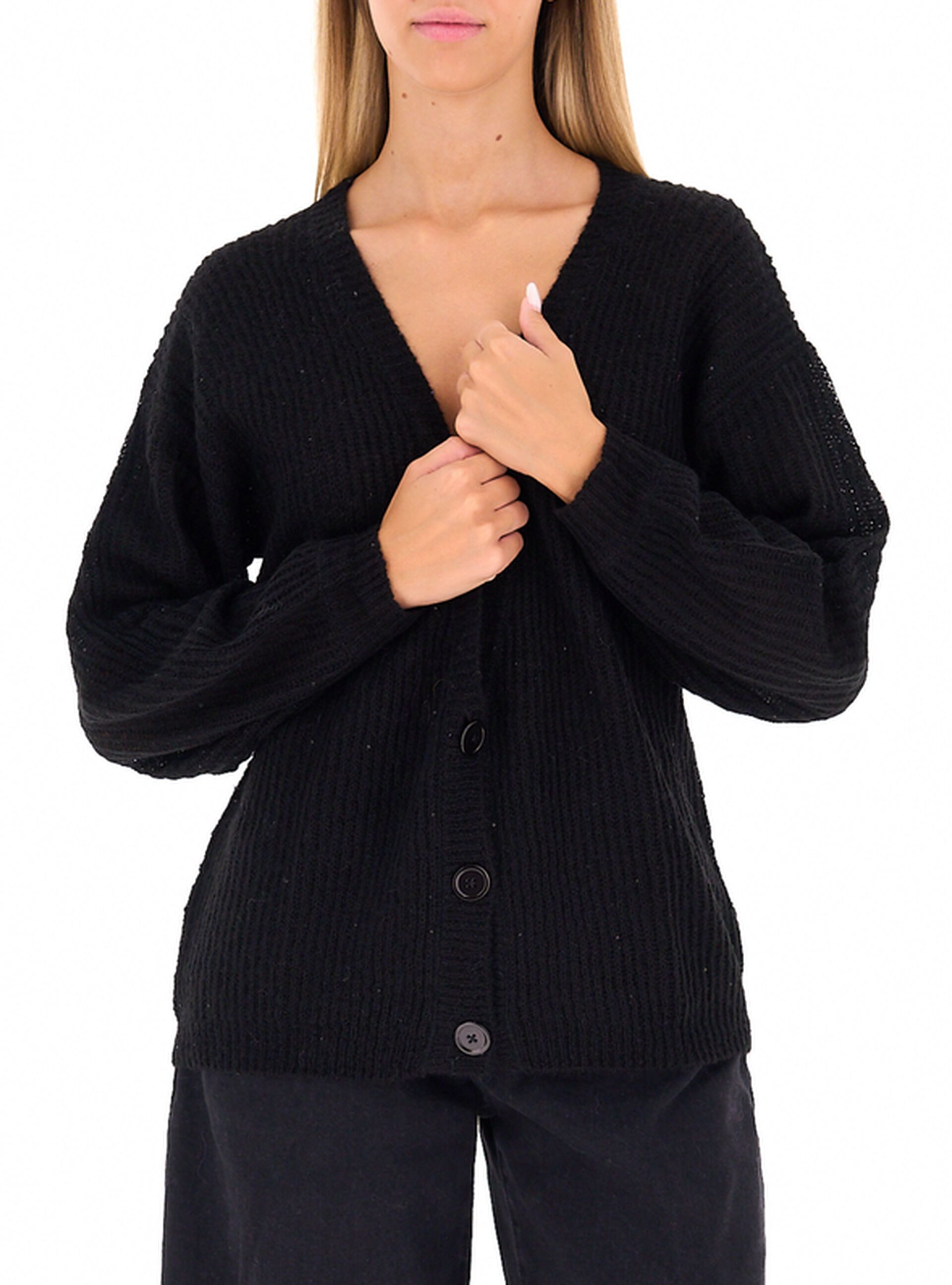 Cardigan scollo a V