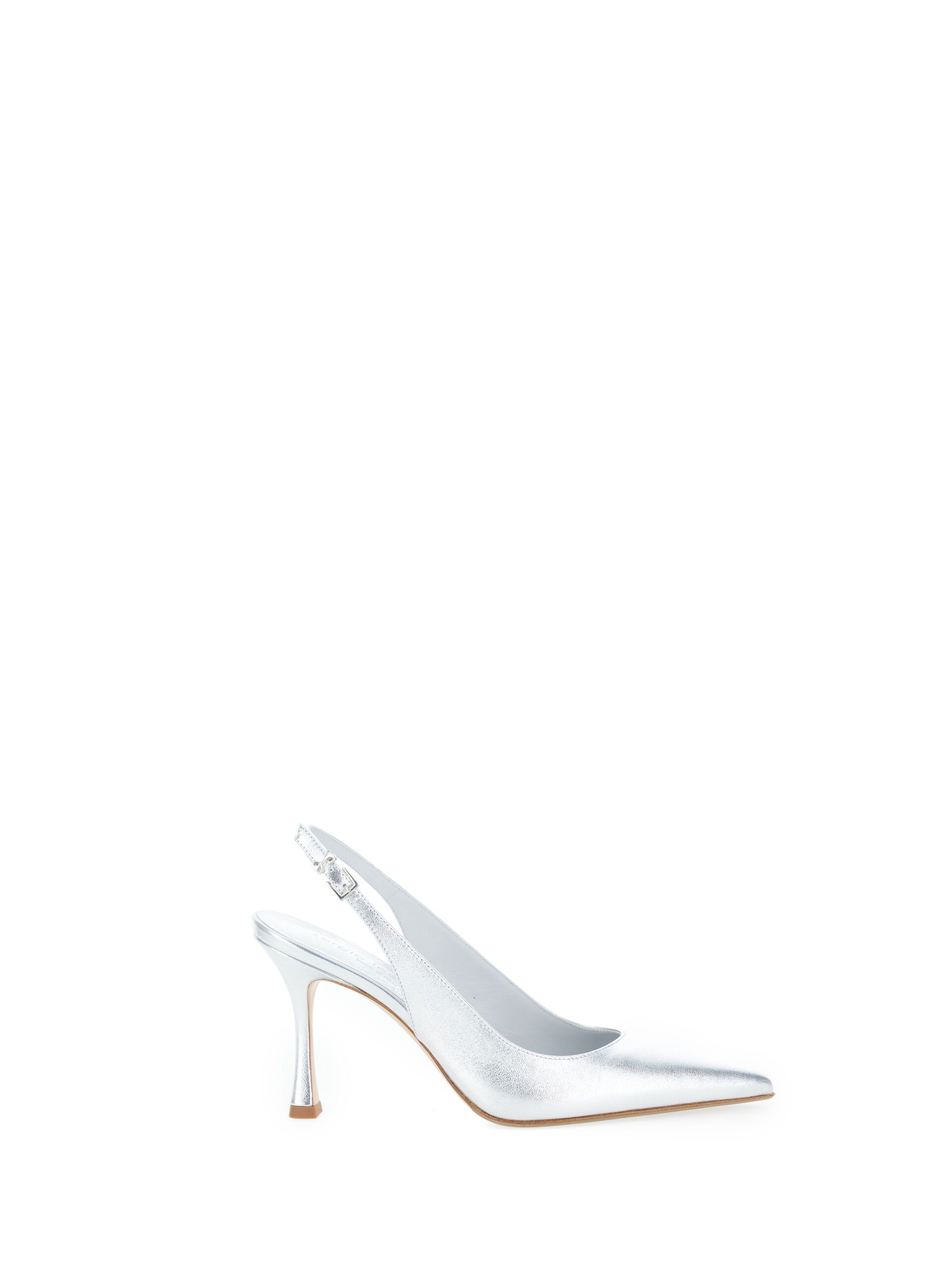 Décolleté slingback pelle
