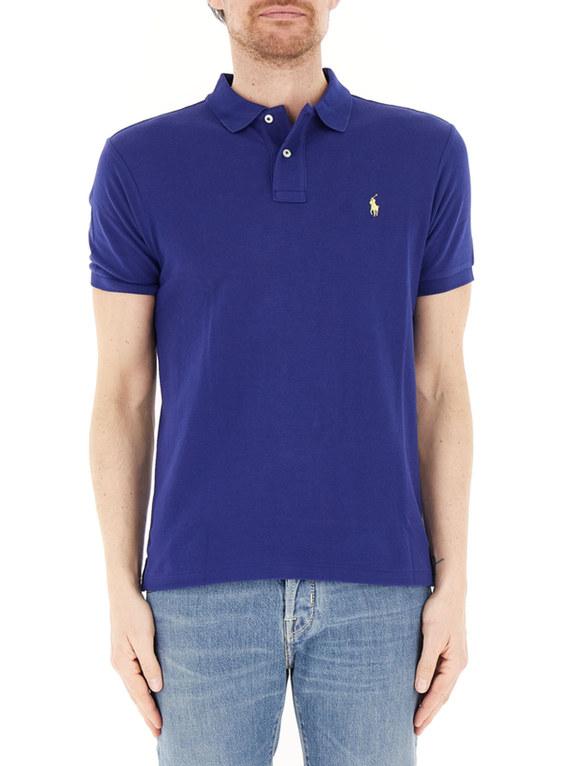 Polo slim cotone