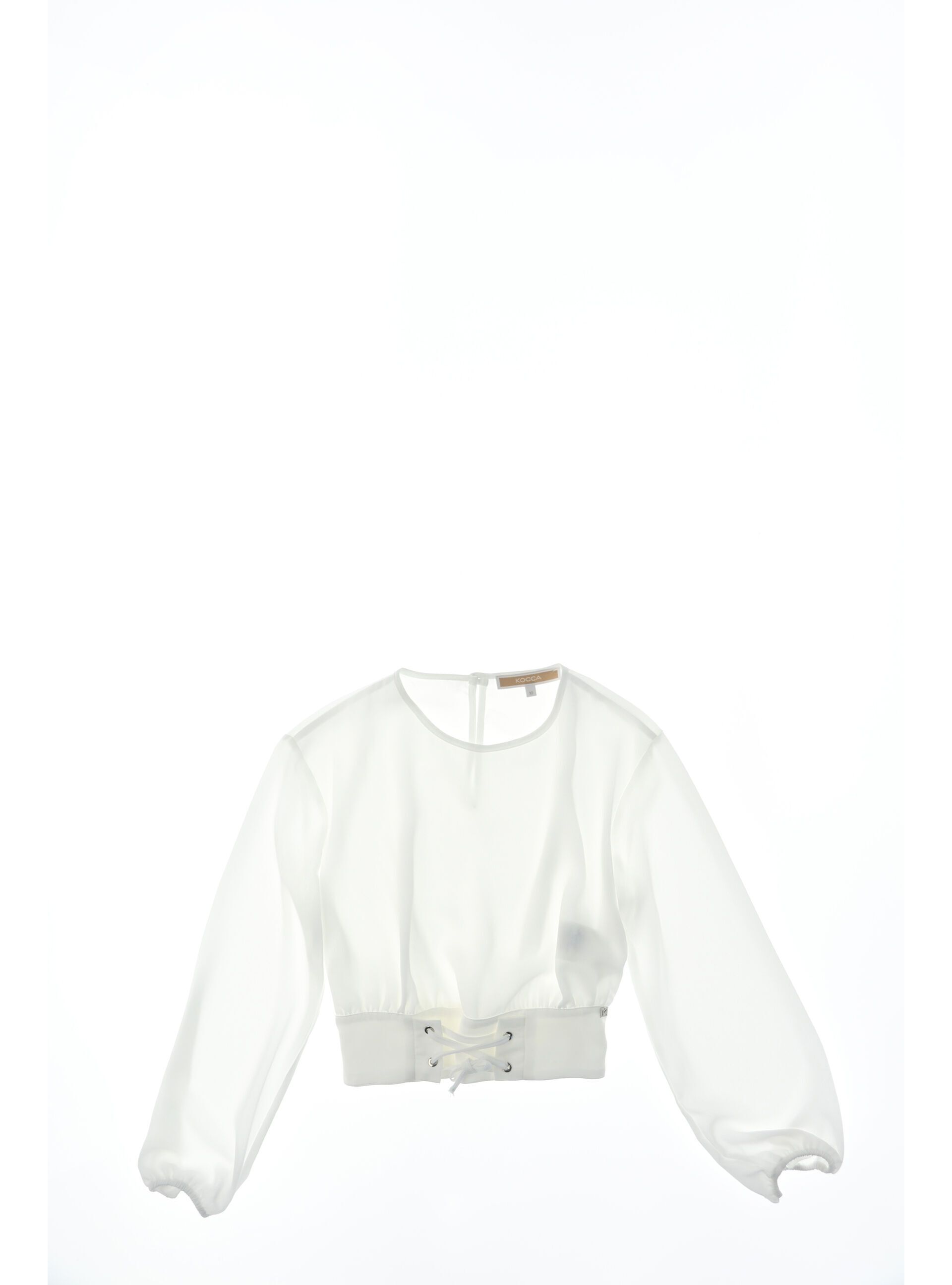 Blusa con coulisse