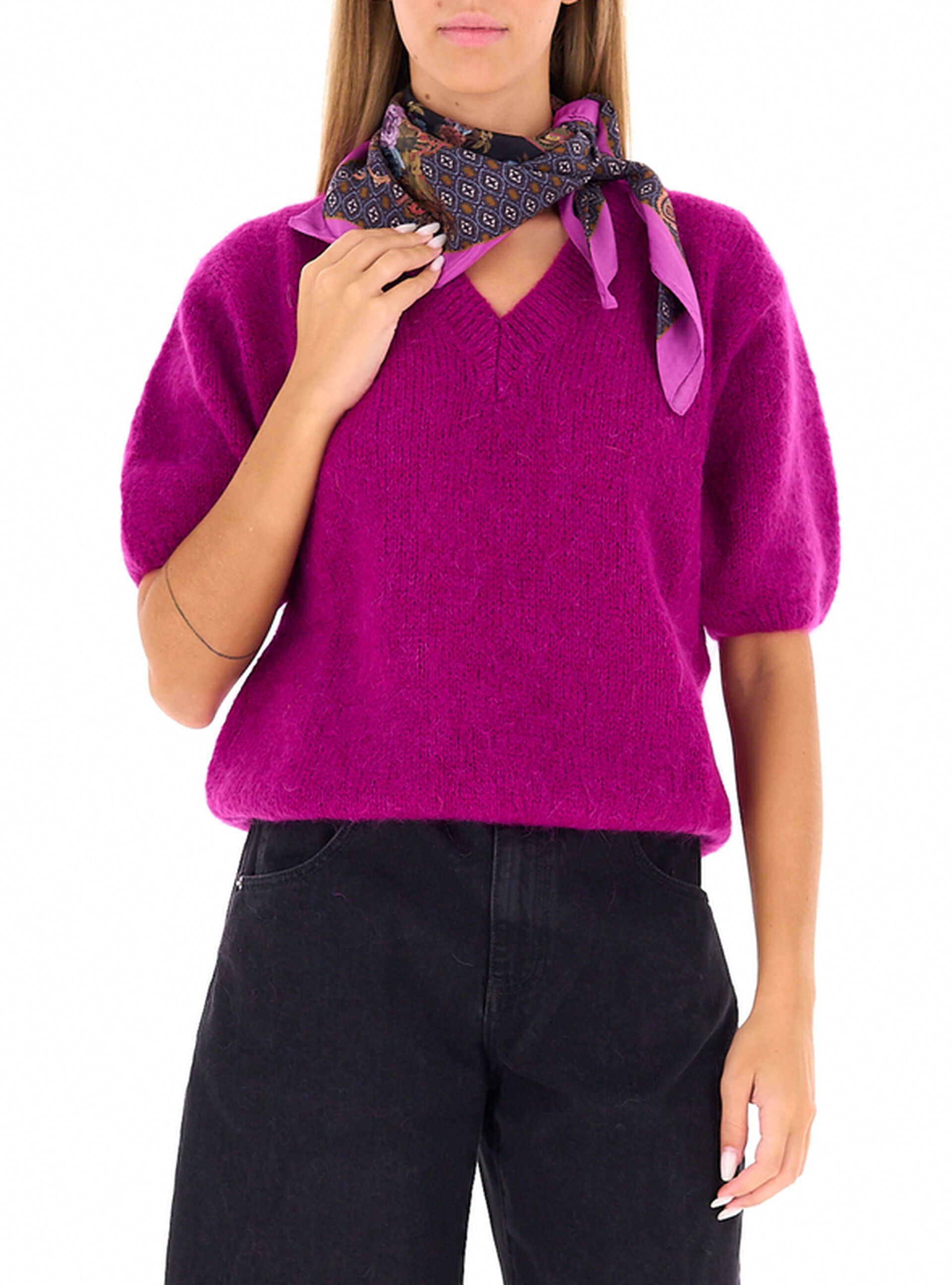 Maglione con foulard
