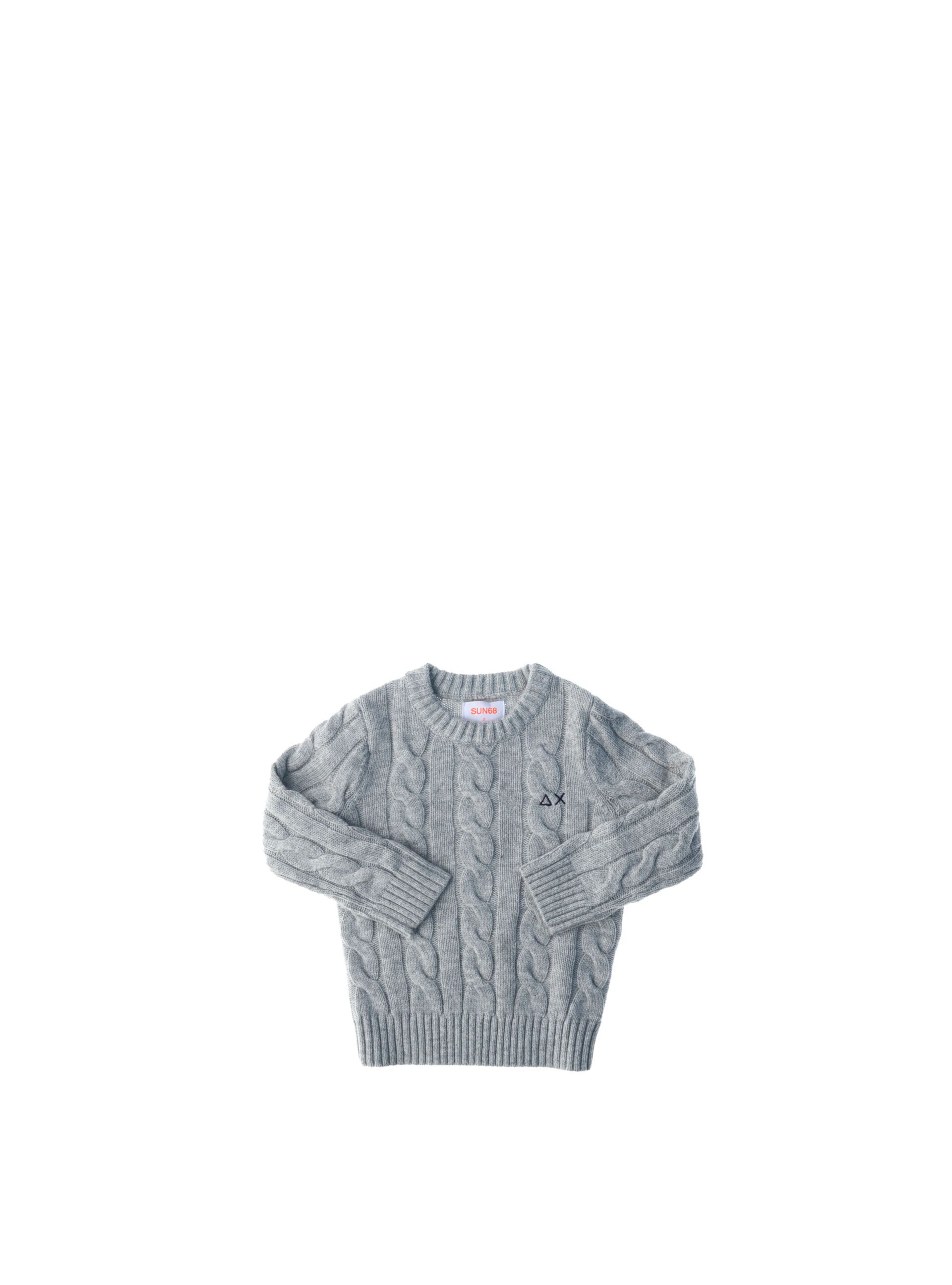 Maglione a trecce
