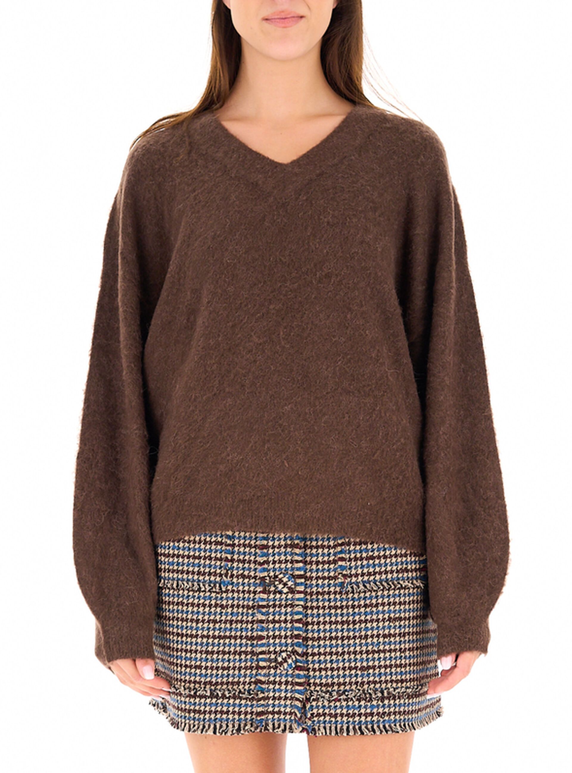 Maglione misto lana