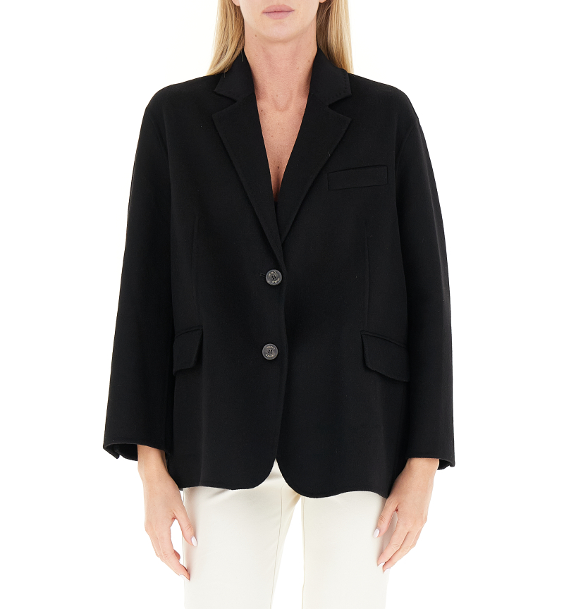VICOLO Cappotto misto lana DONNA 34231_TF0005_NERO Sorelle Ramonda