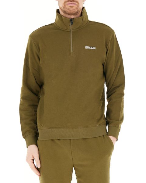 Felpa mezza zip