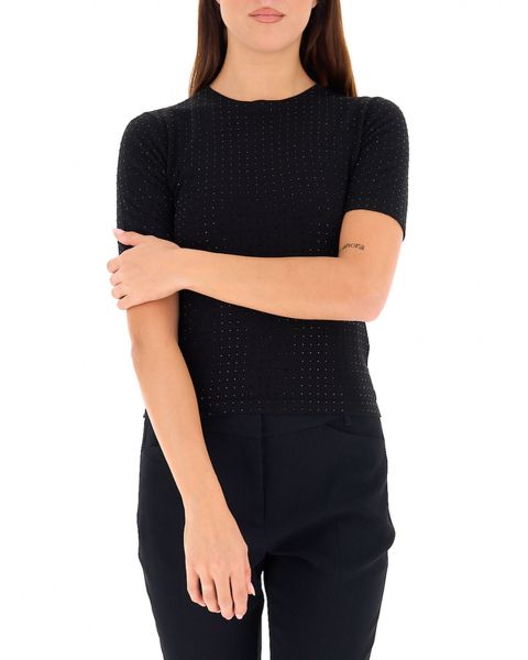 T-shirt con strass