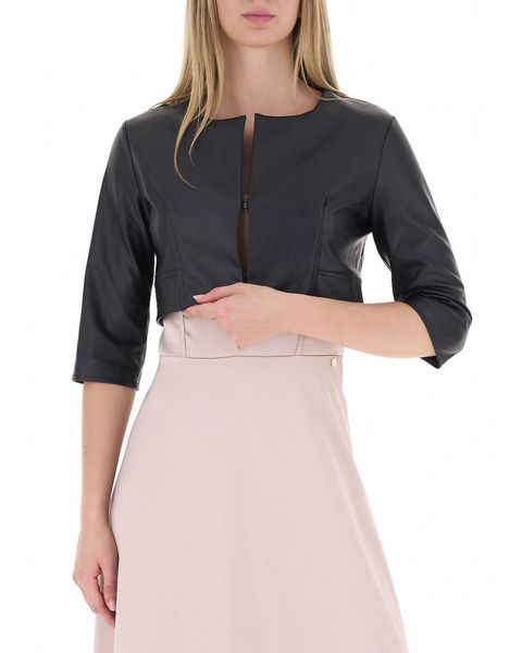 Coprispalle bolero similpelle
