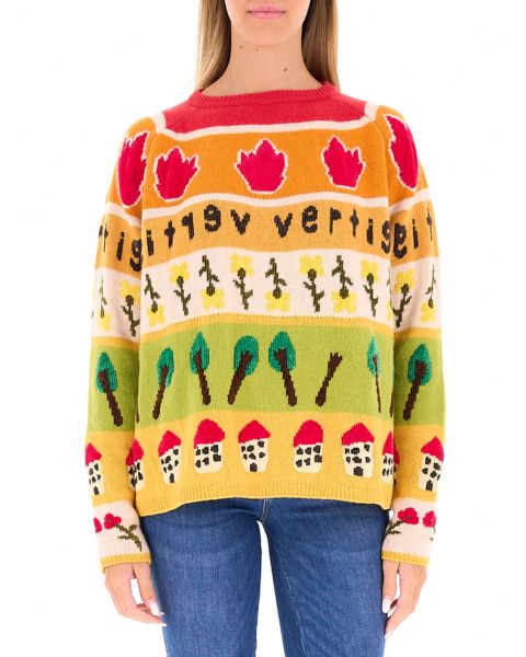 Maglione con ricami
