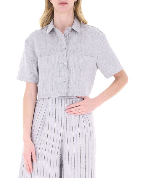 Camicia misto lino