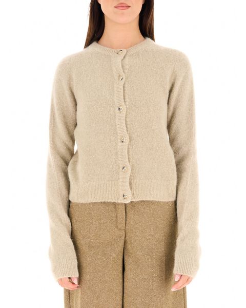Cardigan misto alpaca