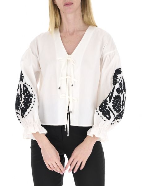 Blusa scollo a V
