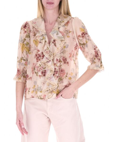 Blusa con volants