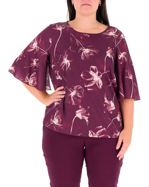 Blusa in satin