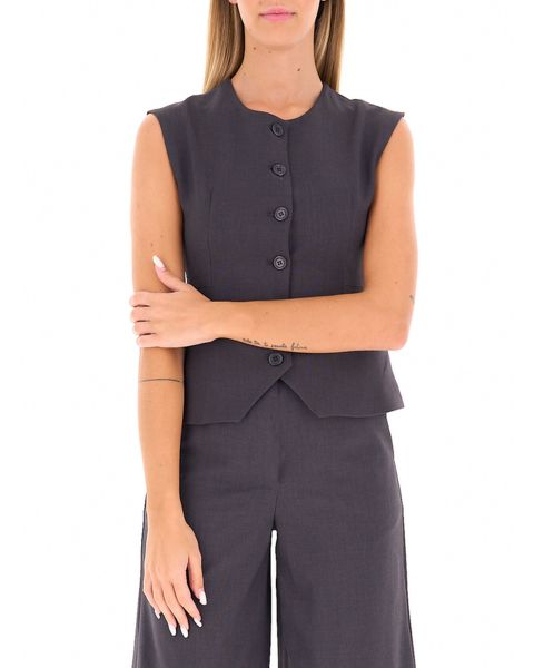 Gilet misto viscosa
