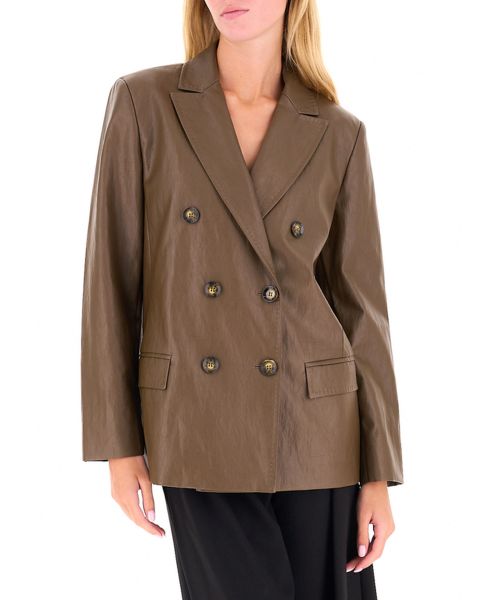 Blazer in similpelle