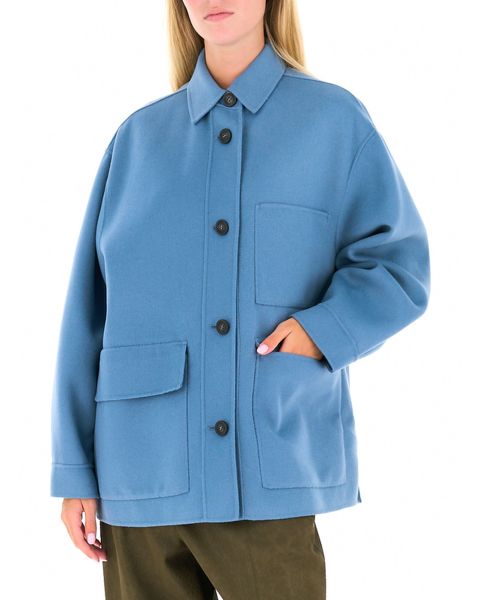 Giacca overshirt in lana
