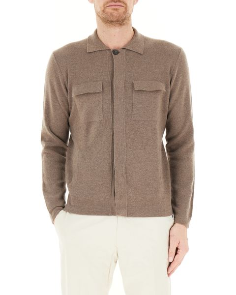Cardigan con colletto