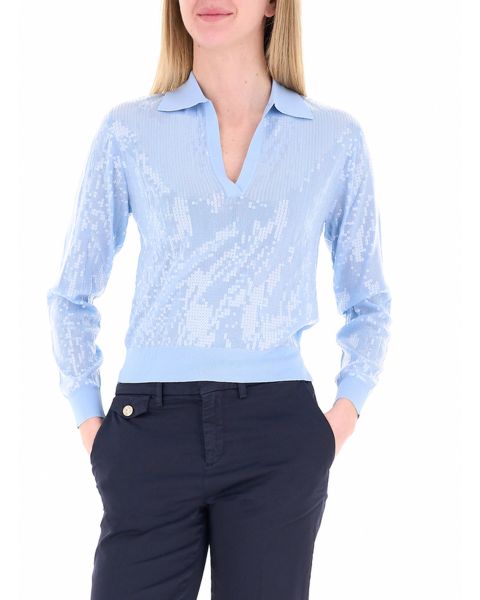 Maglia con paillettes