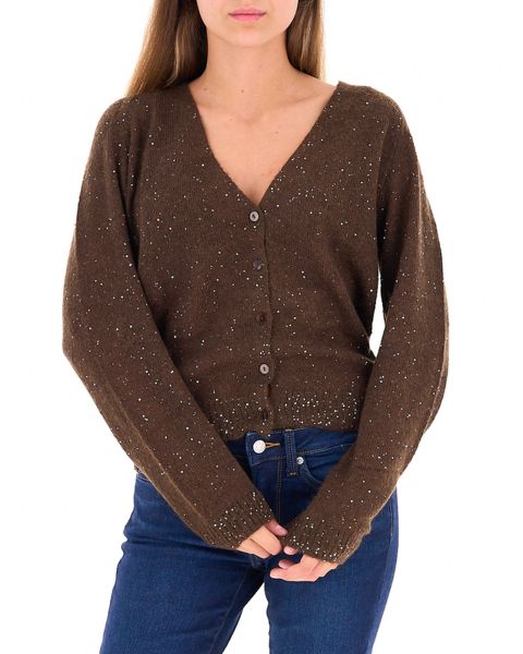 Cardigan con paillettes