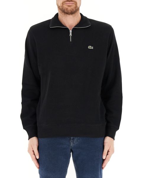Felpa mezza zip
