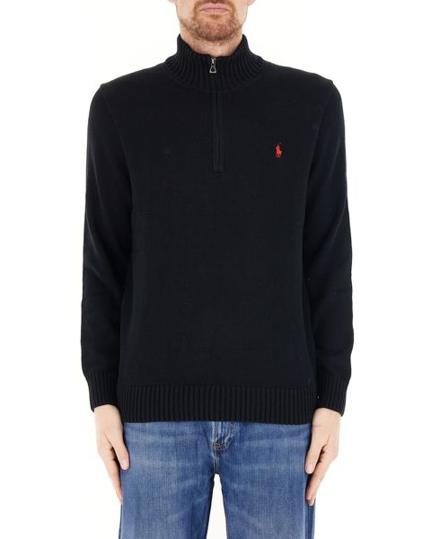 Maglione mezza zip
