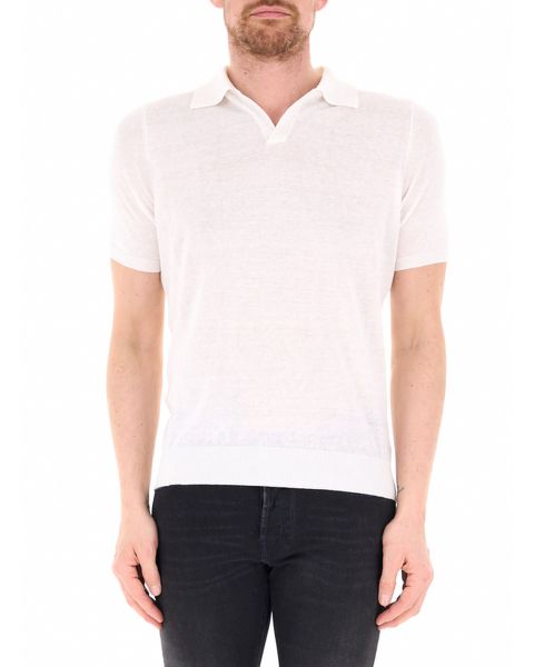 Polo misto lino