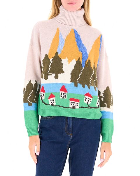 Maglione misto lana