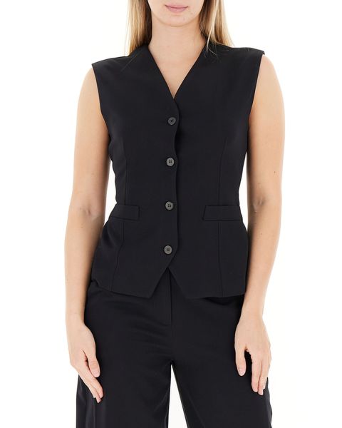 Gilet misto viscosa