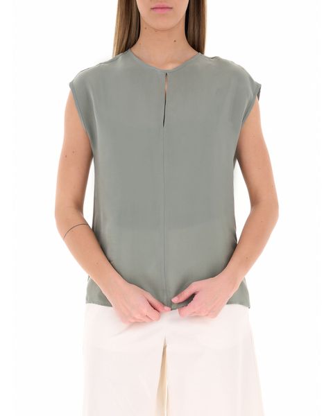 Blusa in cupro