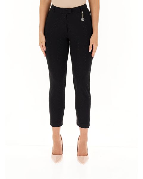 Pantalone con strass
