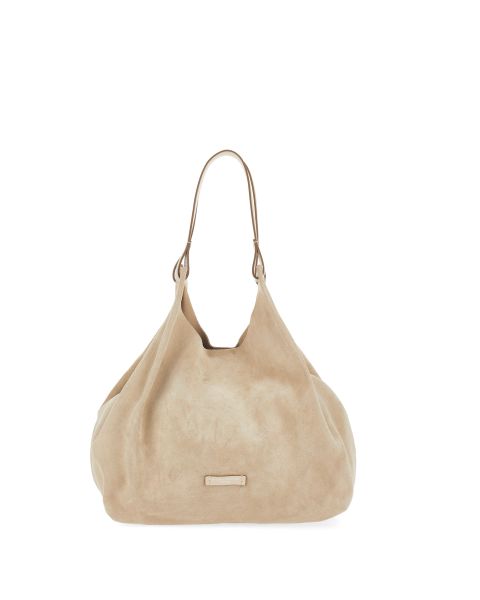 Borsa pelle scamosciata