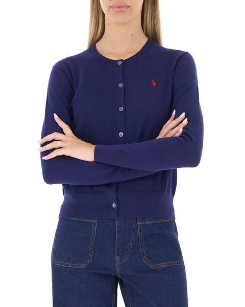 Cardigan girocollo