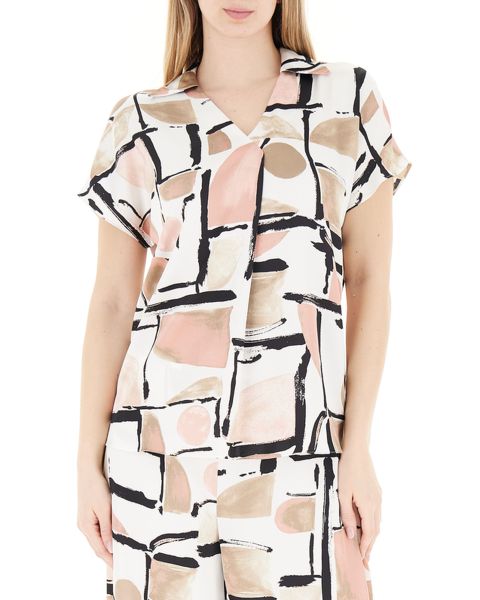 Blusa scollo a V