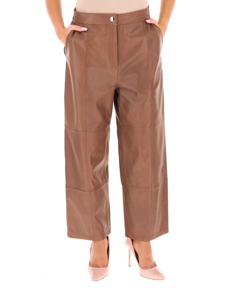 Pantalone in pelle