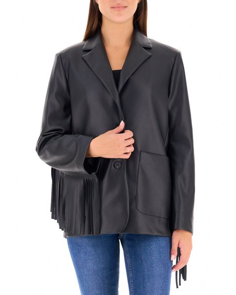 Blazer in similpelle