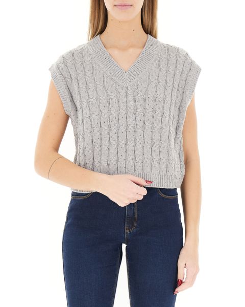 Gilet con strass