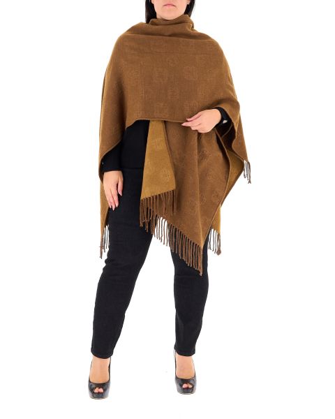 Poncho misto viscosa