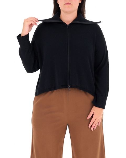 Cardigan con zip
