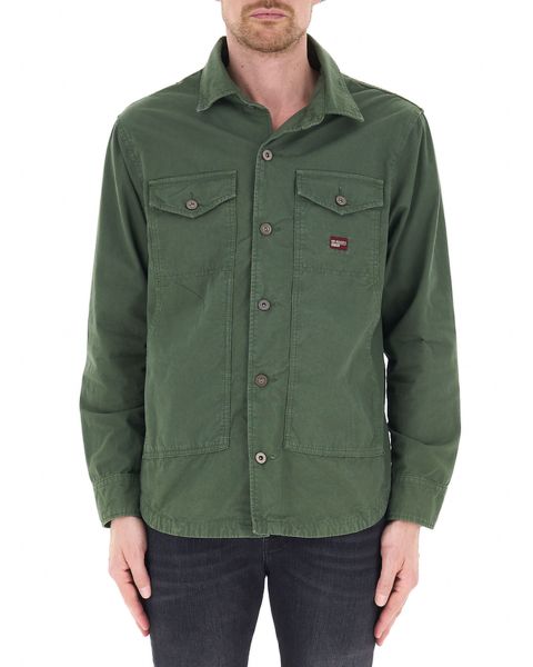 Giacca overshirt cotone
