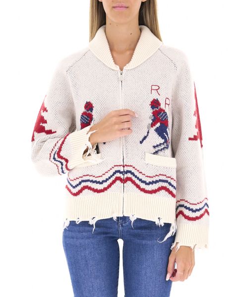 Cardigan con zip