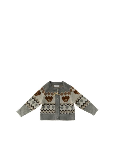 Cardigan misto lana