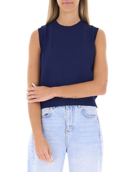 Gilet misto viscosa