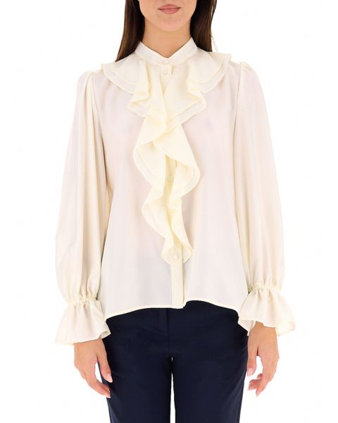 Camicia con volants