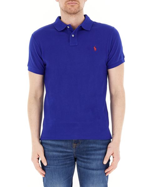 Polo slim cotone