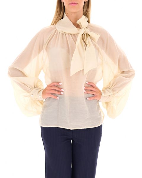 Blusa con fiocco