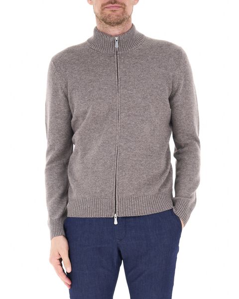 Cardigan con zip