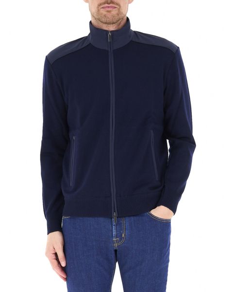 Cardigan con zip