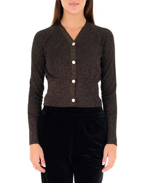 Cardigan con lurex