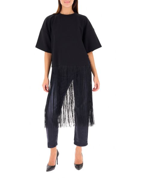 T-shirt con frange